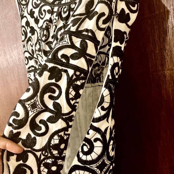 Max Studio Floral Cotton Embroidered Dress S - Picture 8 of 8